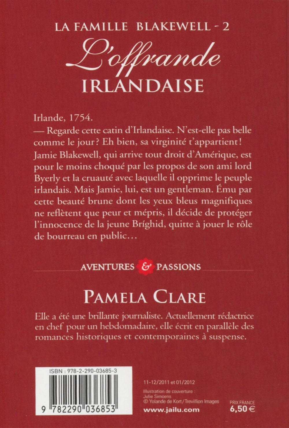 La famille Blakewell (Tome 2) - L'offrande irlandaise